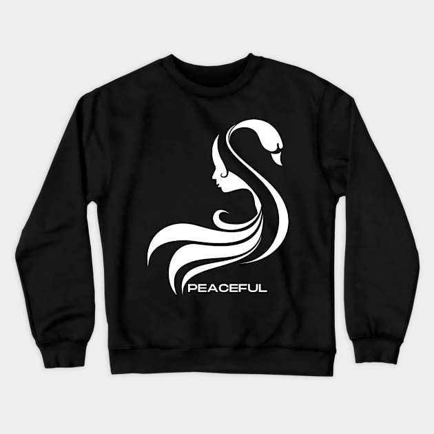 Peaceful Crewneck Sweatshirt by Mediteeshirts